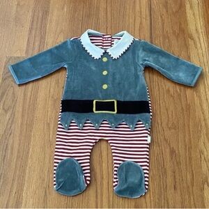 JoJo Maman Bebe Elf Outfit One Piece Baby Pajama